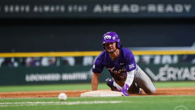 Myers Sees Loose Ball at Third